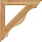 Ekena Millwork Funston Traditional Rough Sawn Bracket, Western Red Cedar, 4"W x 34"D x 34"H BKT04X34X34FST01RWR - alternate 3